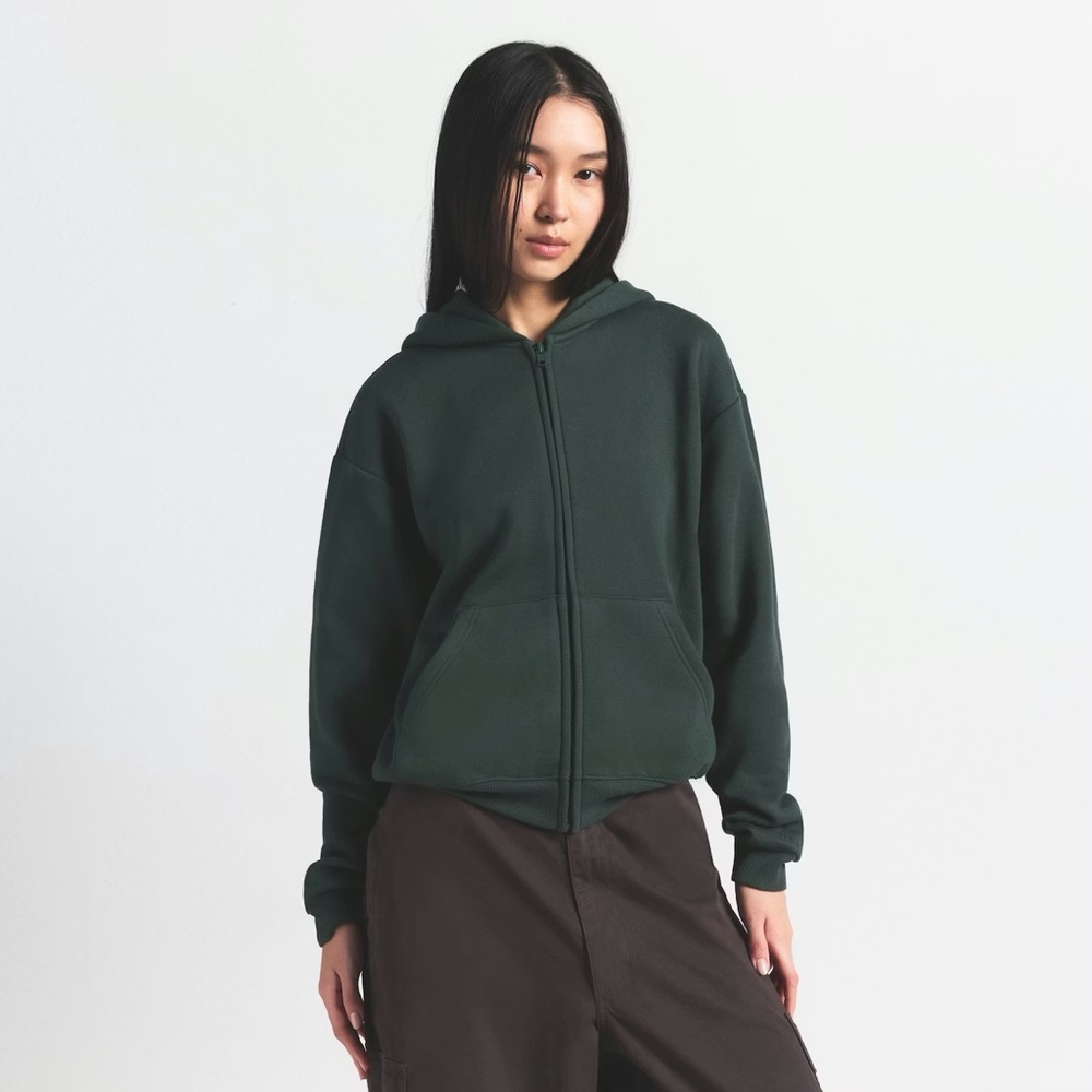 SKIM CLASSIC ZIP UP HOODIE Spruce NEW - Picture 6 of 10